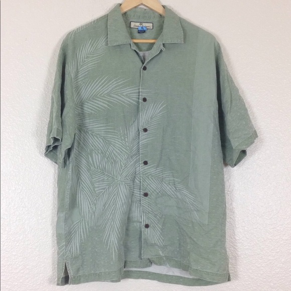 Tommy Bahama Other - Tommy Bahama Men's 100% Silk Button up Shirt Sz M